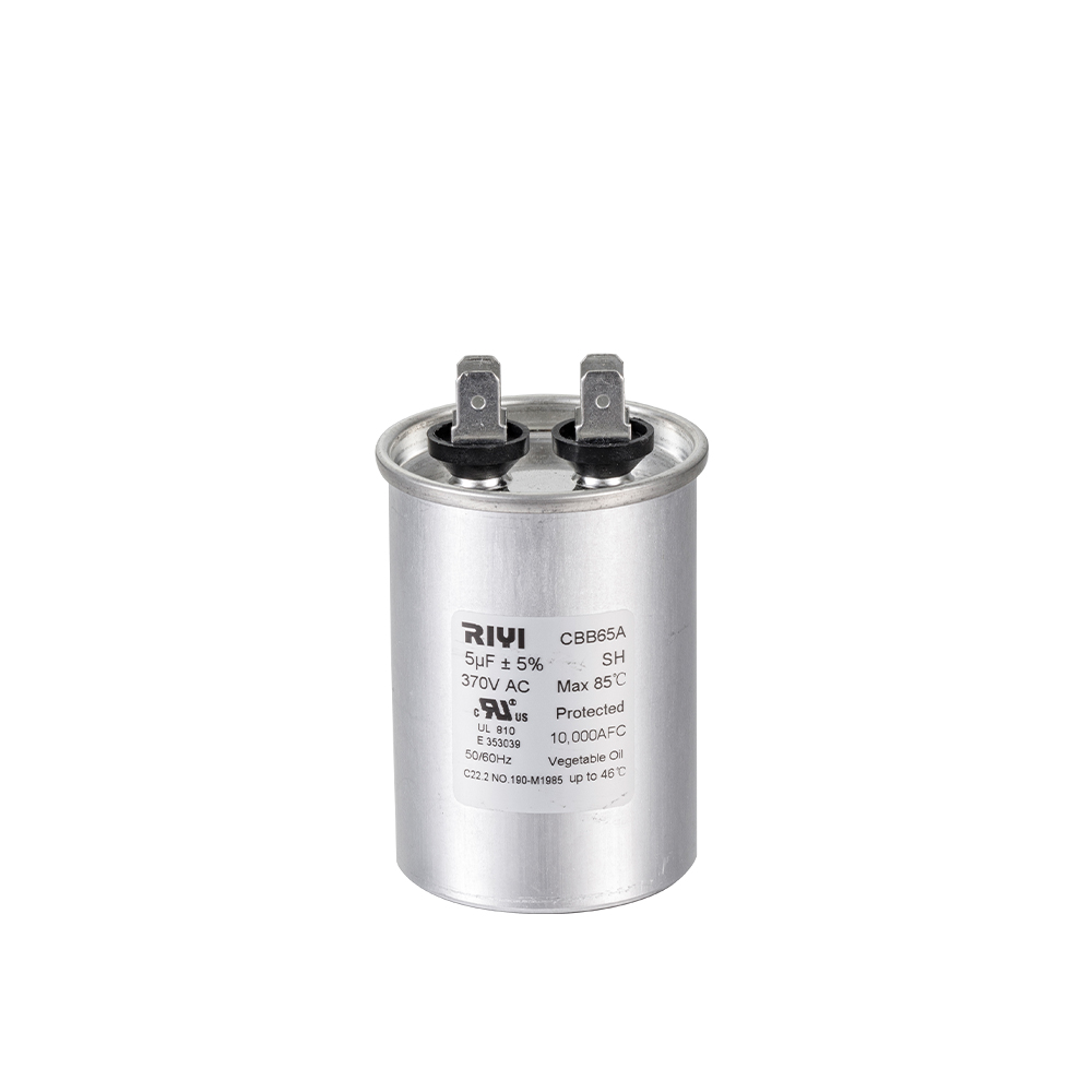 Cbb65 5uf 370v S2 UL Aluminium Praesent 2+2 terminales