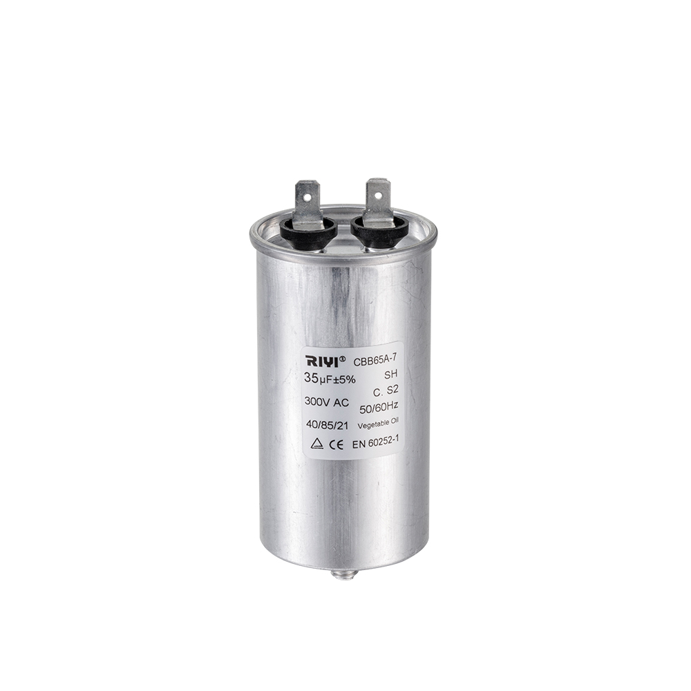 Cbb65 35uf 300v S2 Explosion-Proof Aluminium Testa 1+1 terminal Cum Screw