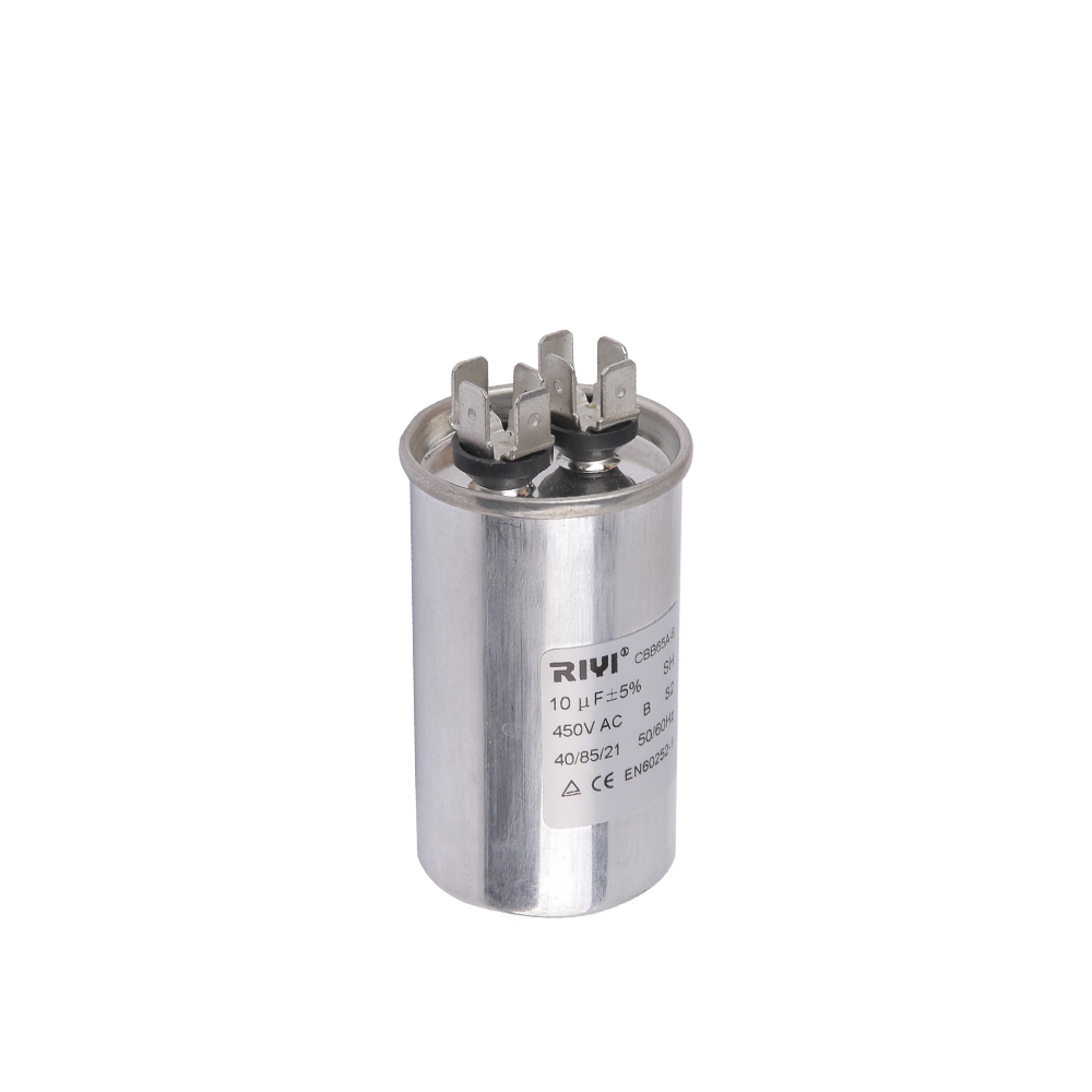 Cbb65 10uf 450v S2 B Aluminium Praesent 4+4 terminales