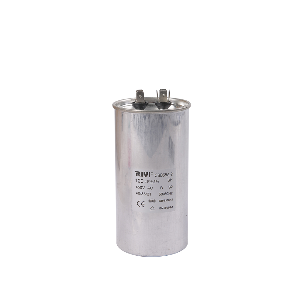 Cbb65 120uf 450v S2 B Aluminium Praesent 2+4 terminalis