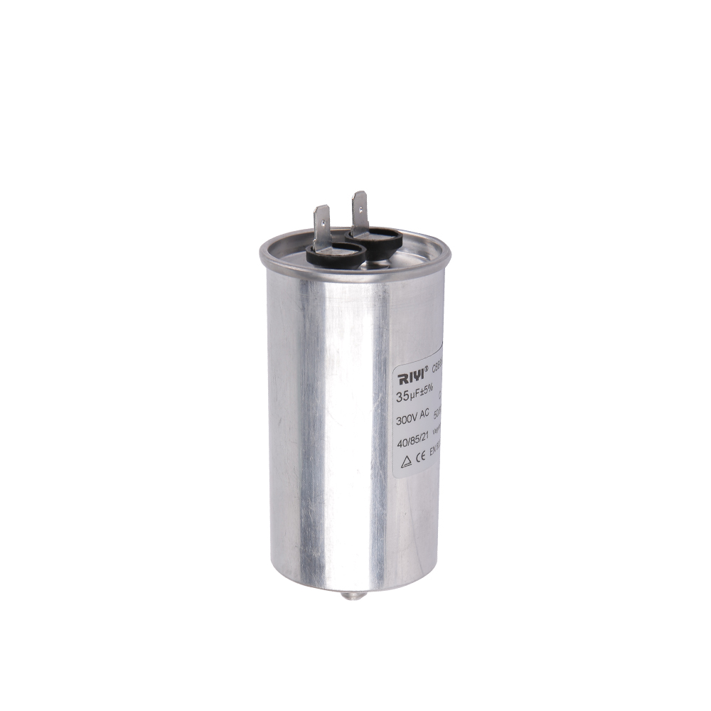 Cbb65 35uf 300v S2 Explosion-Proof Aluminium Testa 1+1 terminal Cum Screw